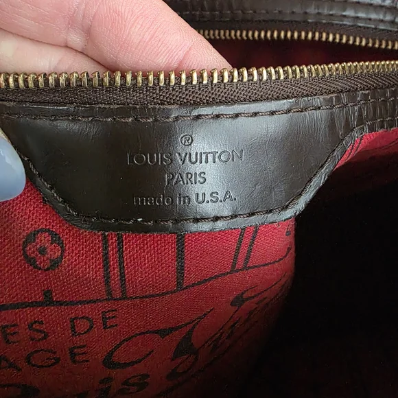 Louis Vuitton Tote Bag Ebene Neverfull MM Damier - Picture 8 of 13